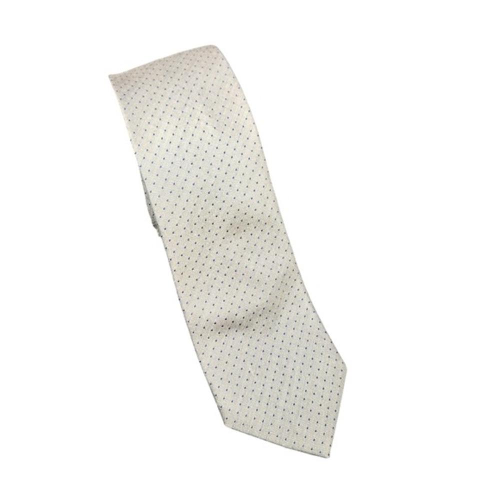 Twillory Mens Grey‎ Blue Micro Dot Silk Blend Skinny Necktie 2.75 Inch Width